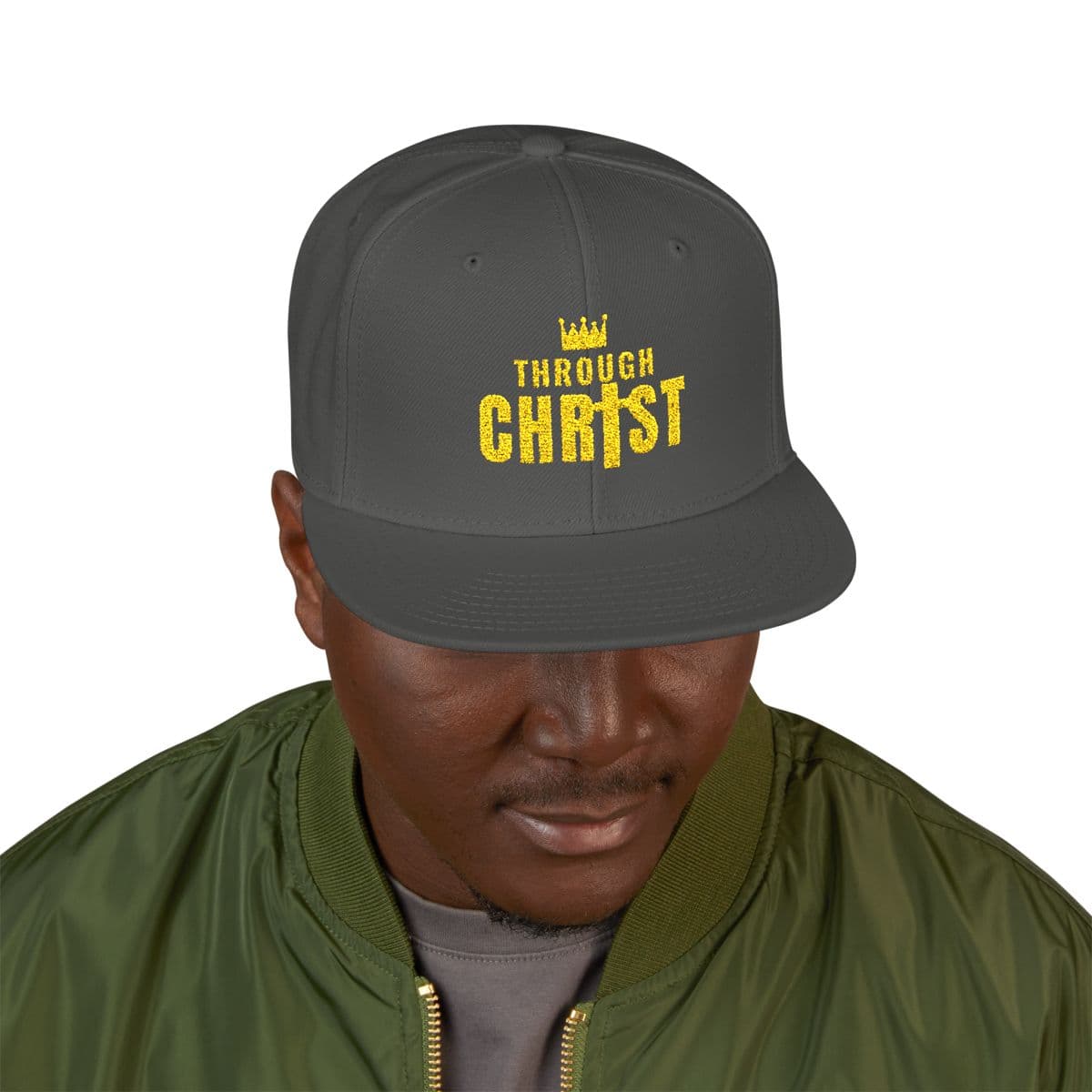 Embroidered snapback — Anything Is Possible, Philippians 4:13