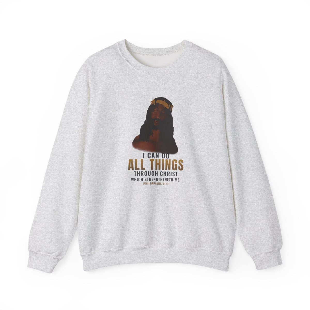 Crewneck — Anything Is Possible, Philippians 4:13